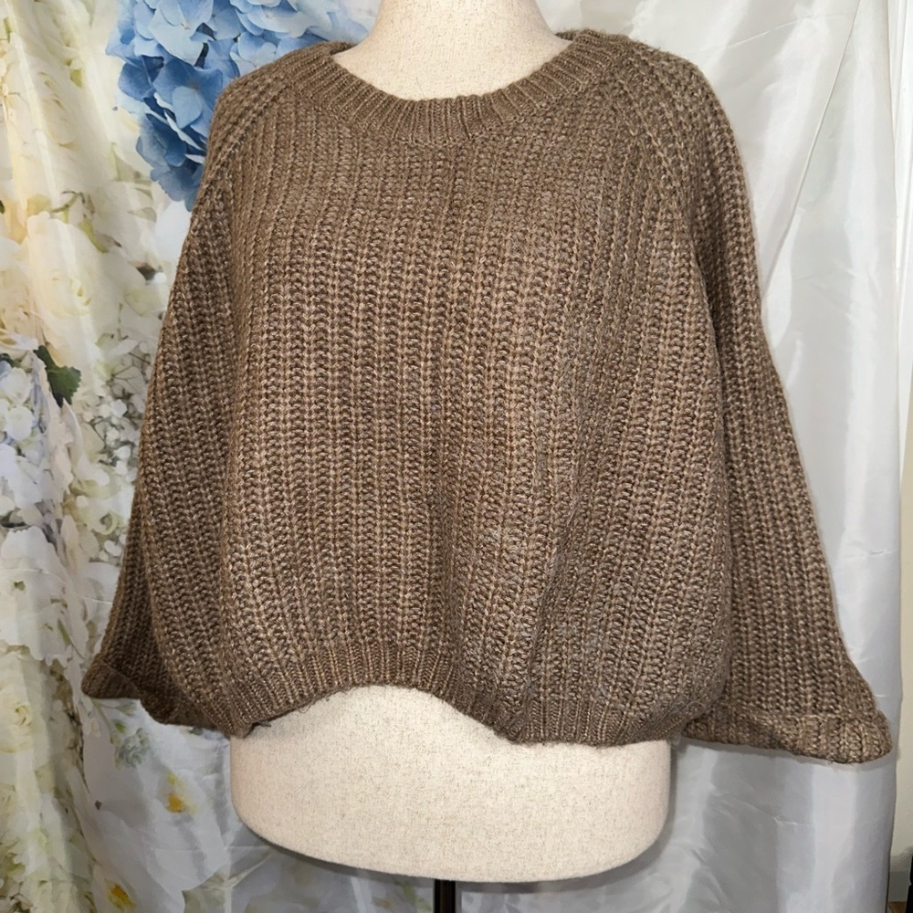 Rachel Brown Knit Crew Neck Sweater